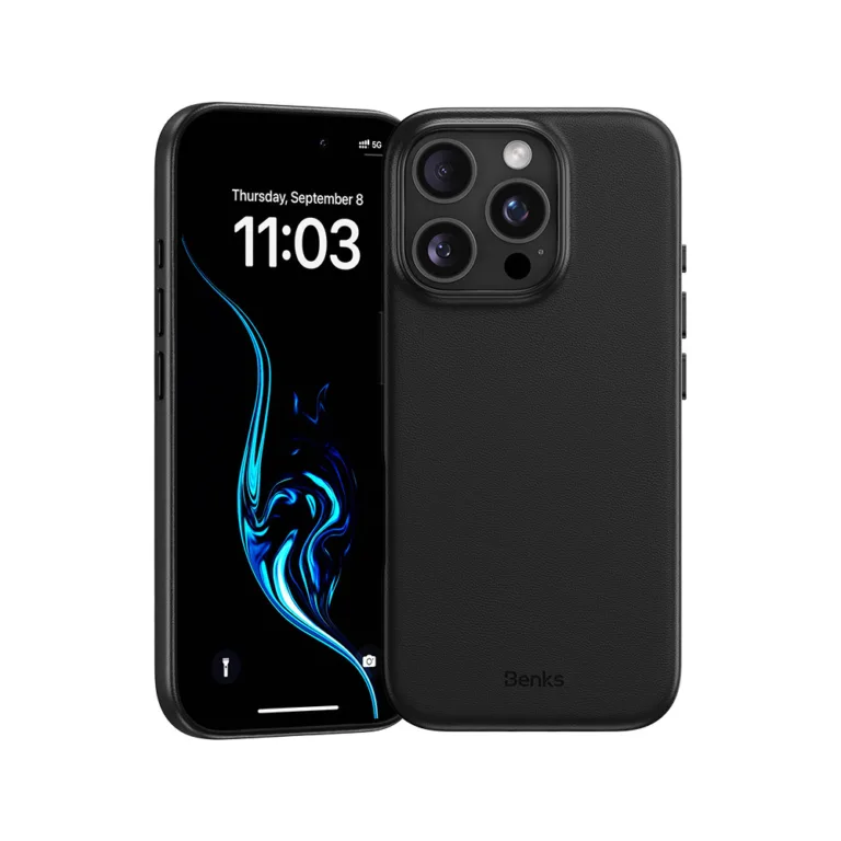 Benks Magnetic Vita Pro Silicone telefontok iPhone 16 Pro – fekete