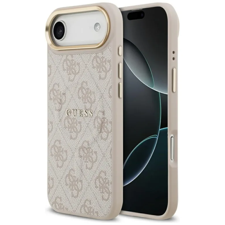 Guess 4G PU Classic Logo MagSafe Case for iPhone 17 Air - Pink - rózsaszín