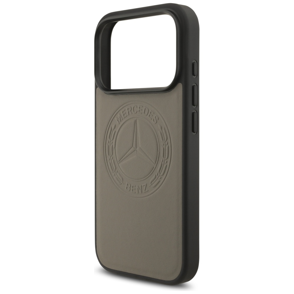 Mercedes-Leather-Vintage-Logo-MagSafe-Case-for-iPhone-17-Pro-Beige-bezs-5