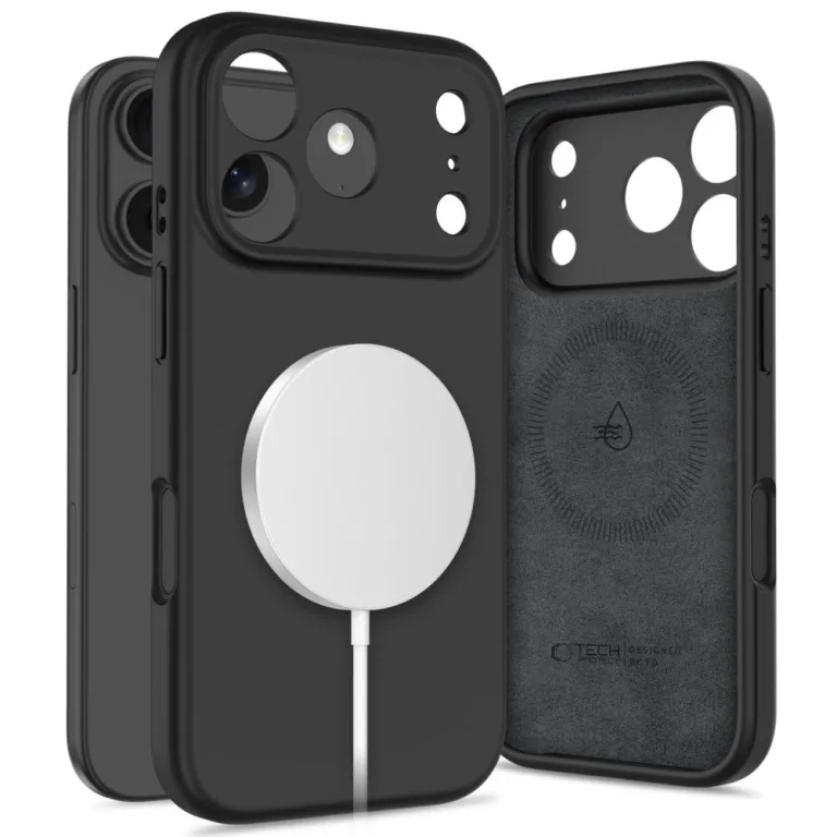 Tech-Protect BasicMag MagSafe telefontok fekete|átlátszó - iPhone 17 Pro Max