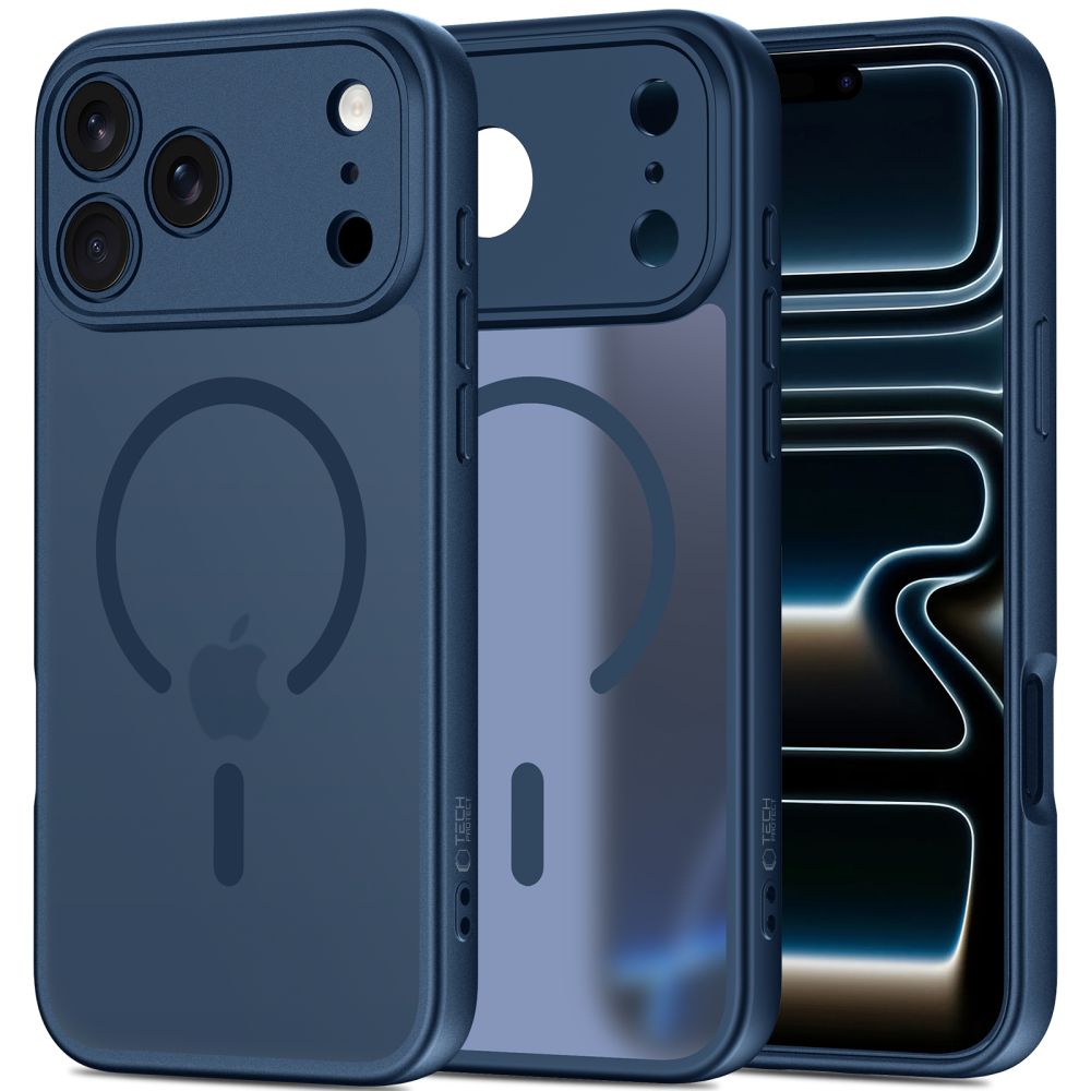 Tech-Protect BasicMag MagSafe telefontok iPhone 17 Pro Max – kék Tech-Protect BasicMag MagSafe telefontok iPhone 17 Pro Max – kék