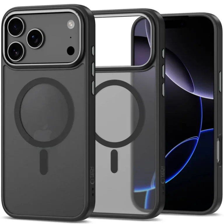 Tech-Protect CamEdge MagSafe telefontok átlátszó - iPhone 17 Pro