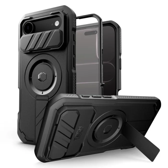 Tech-Protect Kevlar telefontok fekete - iPhone 17 Air