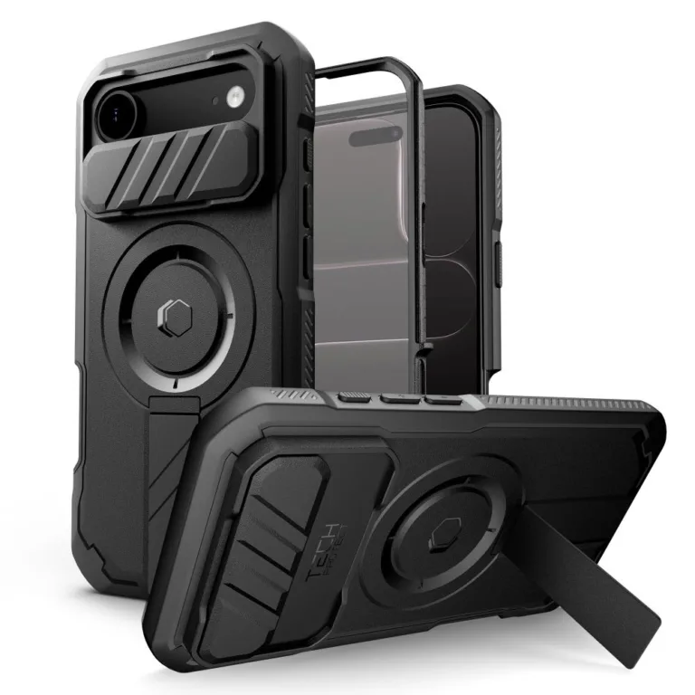 Tech-Protect Kevlar telefontok fekete - iPhone 17 Air