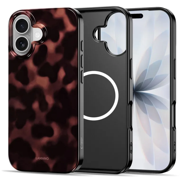 Tech - Protect Lamano MagSafe case for iPhone 16 - black and red - fekete|piros