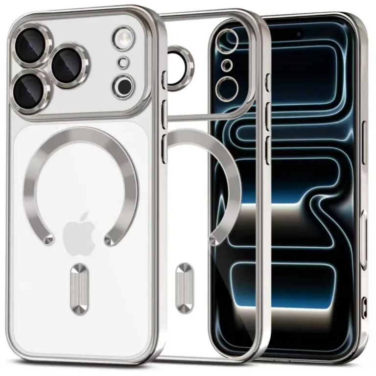 Tech-Protect MagFlex MagSafe telefontok iPhone 17 Pro – átlátszó ezüst