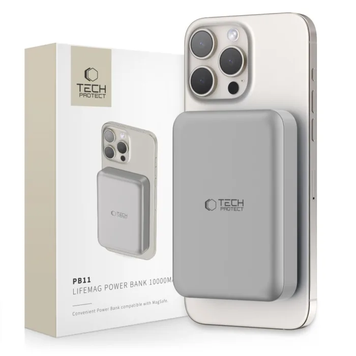 Tech-Protect PB11 LifeMag MagSafe powerbank – titán
