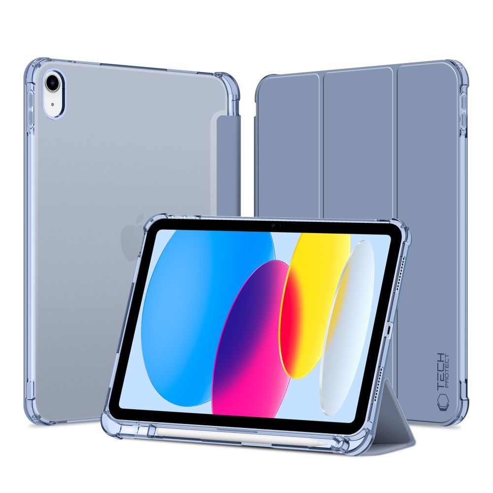 Tech-Protect SC Pen Hybrid tok iPad 10 (2022) – kék / átlátszó Tech-Protect SC Pen Hybrid tok iPad 10 (2022) – kék / átlátszó
