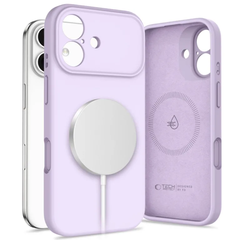 Tech-Protect Silicone MagSafe telefontok viola - iPhone 17