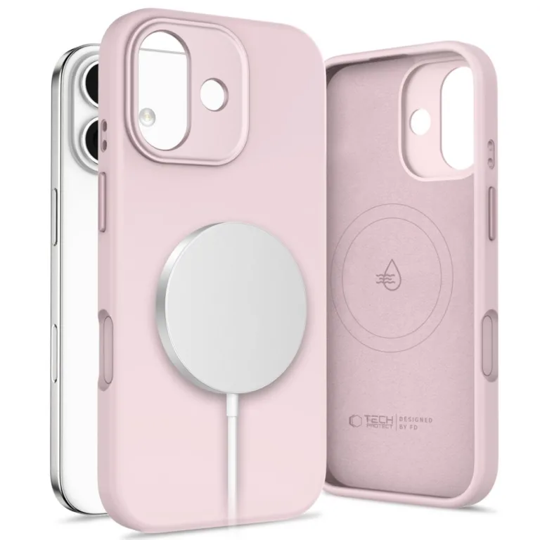 Tech-Protect Uniq MagSafe telefontok iPhone 17 – rózsaszín