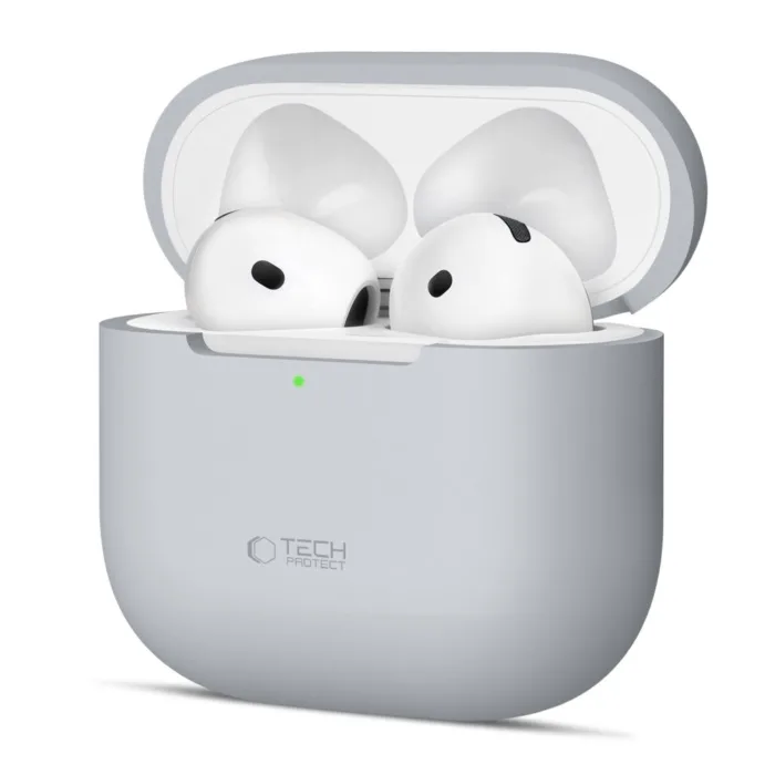 Tech-Protect szilikon tok AirPods 4 – szürke