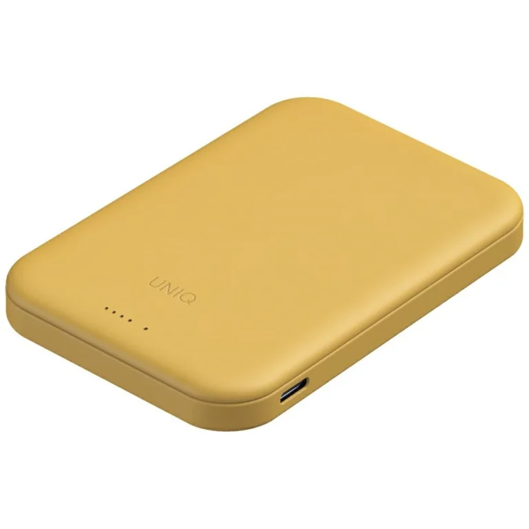 Uniq Lyden Lexa 5000 mAh MagSafe powerbank – sárga