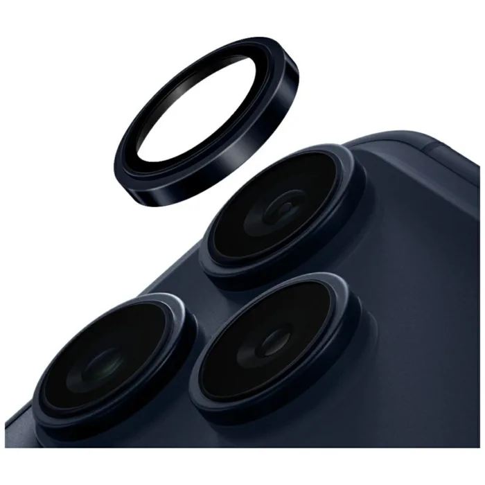 Uniq Optix Prime kameravédő lencse iPhone 17 Pro / 17 Pro Max – kék