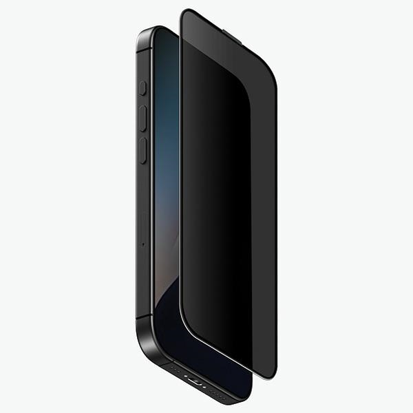Uniq Optix Privacy betekintésgátlós üvegfólia applikátorral iPhone 16