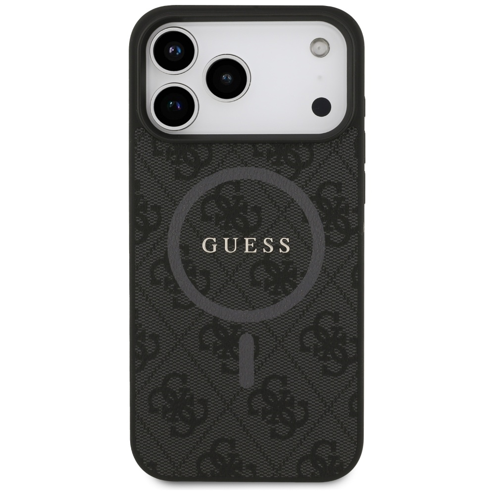 Guess-4G-Ring-Classic-Logo-MagSafe-telefontok-fekete-iPhone-17-Pro-Max-2