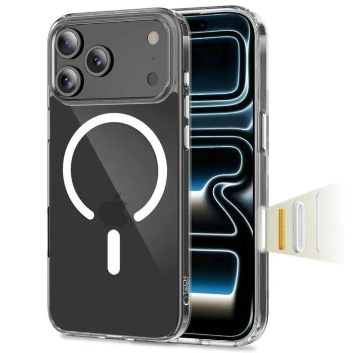 Tech-Protect FlexAir Hybrid CC MagSafe telefontok iPhone 17 Pro – átlátszó