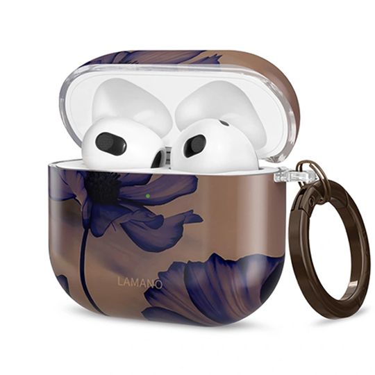 Tech-Protect Lamano tok AirPods 4 – barna / lila