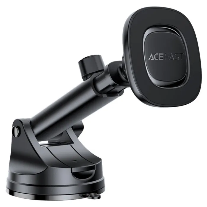 Acefast D45 mágneses autós tartó teleszkópos karral műszerfalra vagy szélvédőre 4.7–6.9″ – fekete