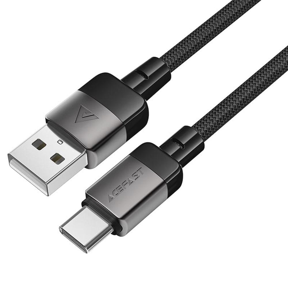 Acefast-USB–Type-C-adatkabel-3A-fonott-kivitel-1.2-m-–-fekete-2