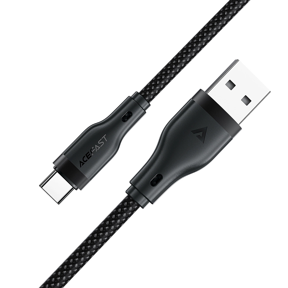 Acefast-USB–Type-C-adatkabel-3A-gyorstoltes-fonott-kivitel-1.2-m-–-fekete-2