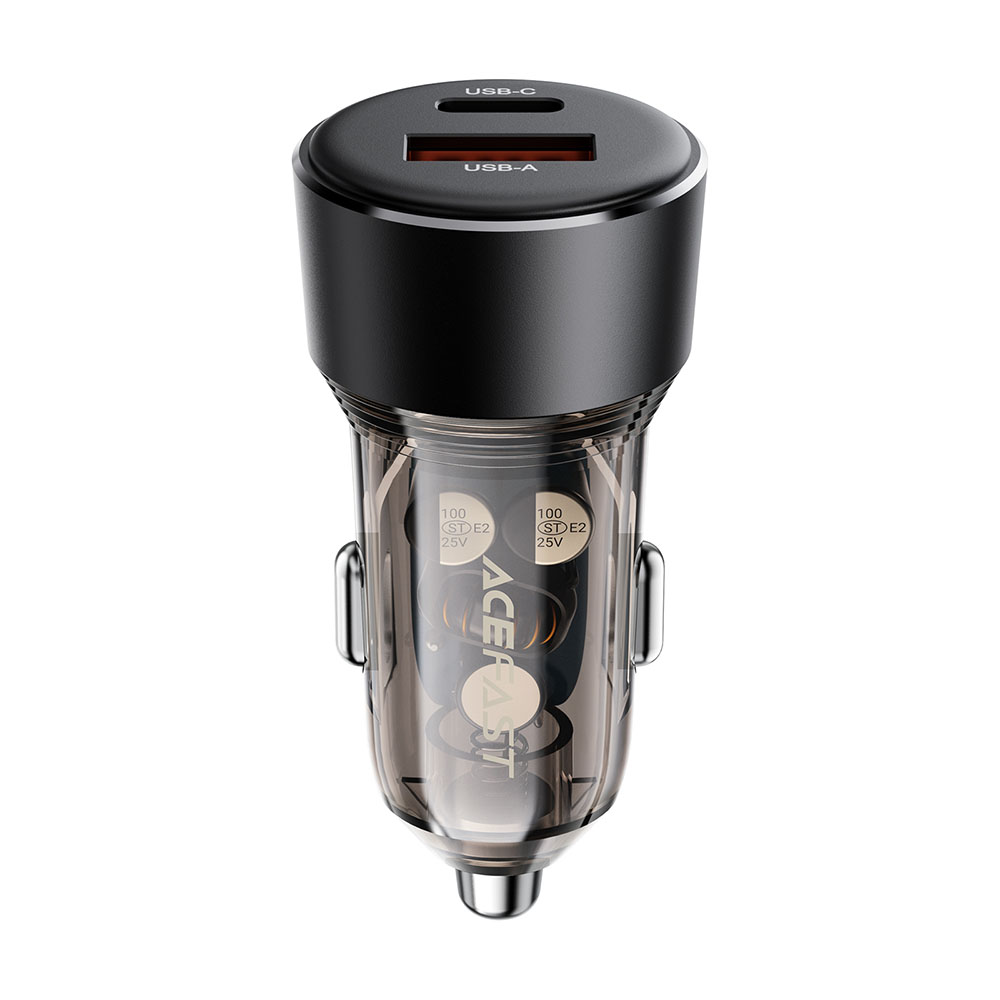 Acefast-autos-tolto-2-portos-USB-C-USB-60W-gyorstoltes-–-fekete-2