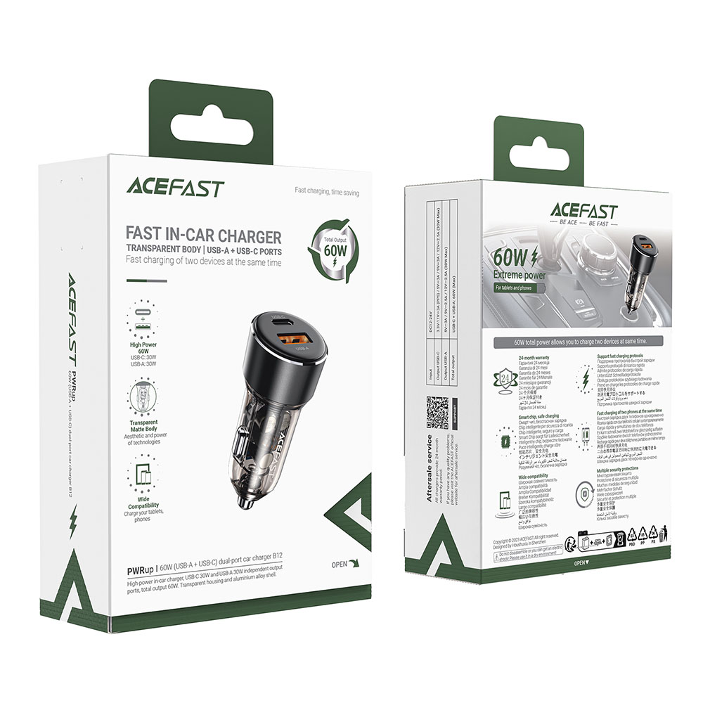 Acefast-autos-tolto-2-portos-USB-C-USB-60W-gyorstoltes-–-fekete-6