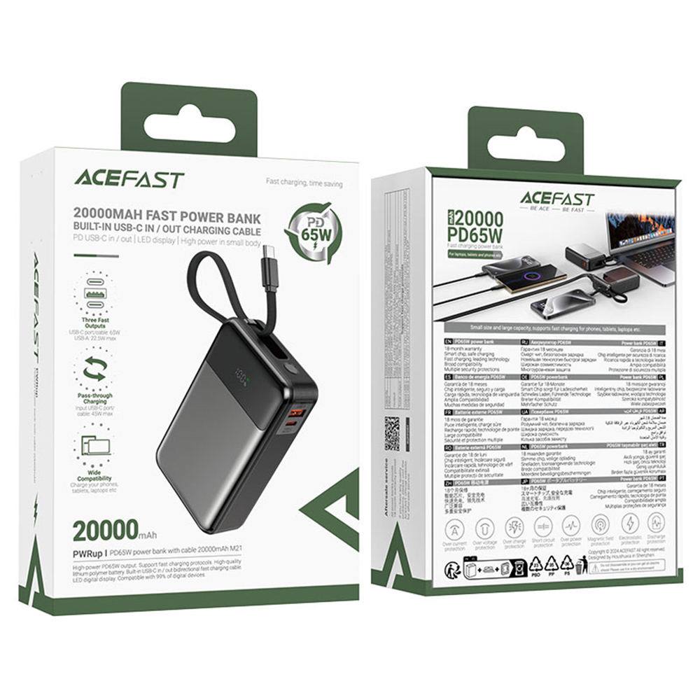 Acefast-powerbank-Type-C-kabellel-20000mAh-PD65W-ketiranyu-toltes-digitalis-kijelzo-–-fekete-6