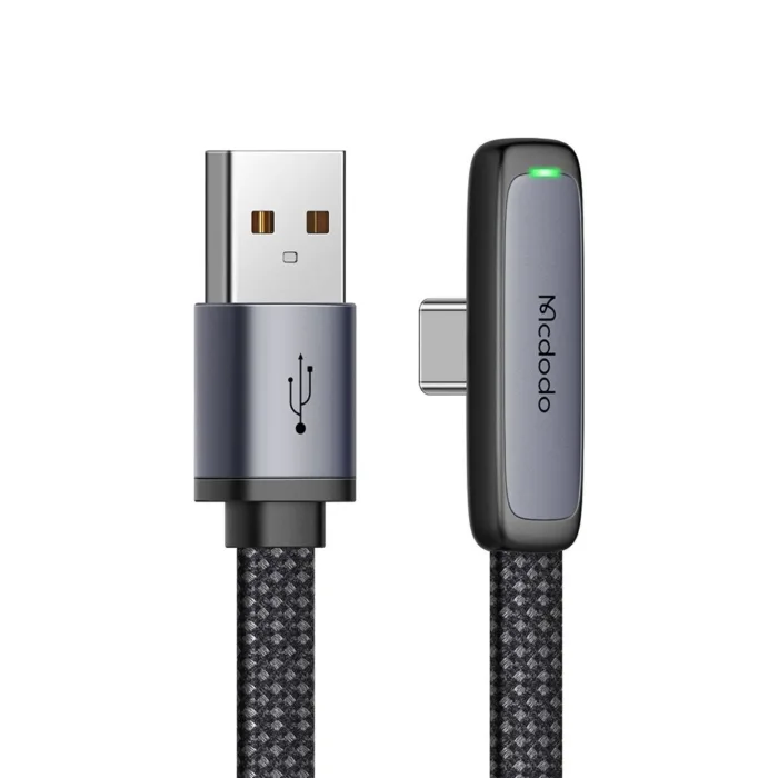 Mcdodo CA-3340 USB-C–USB-A 100W adatkábel 90°-os csatlakozóval