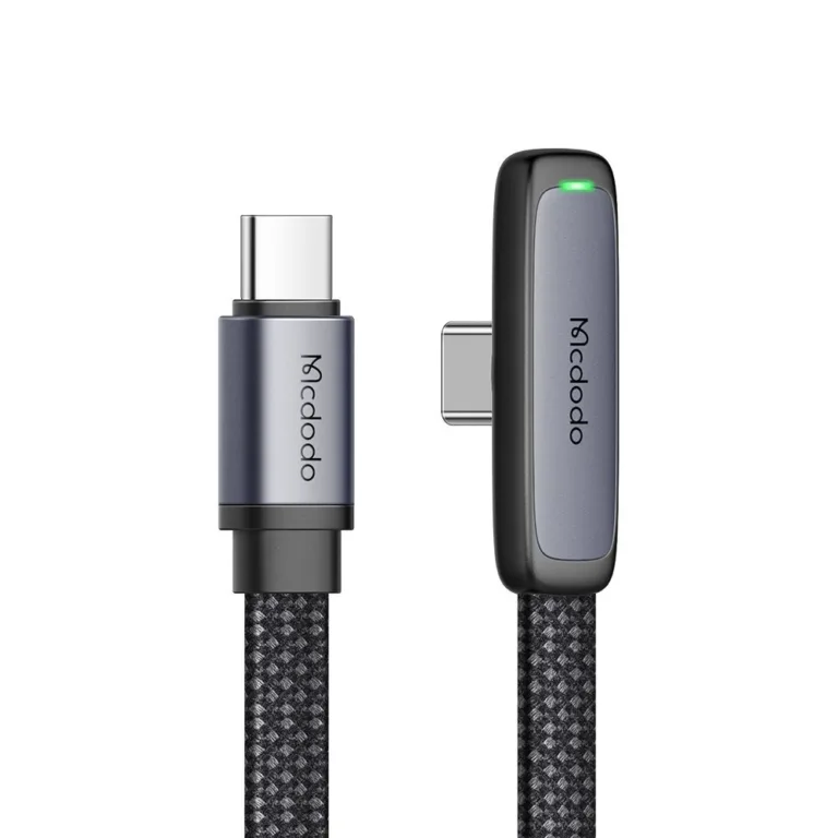 Mcdodo CA-3360 USB-C–USB-C 65W adatkábel 90°-os csatlakozóval