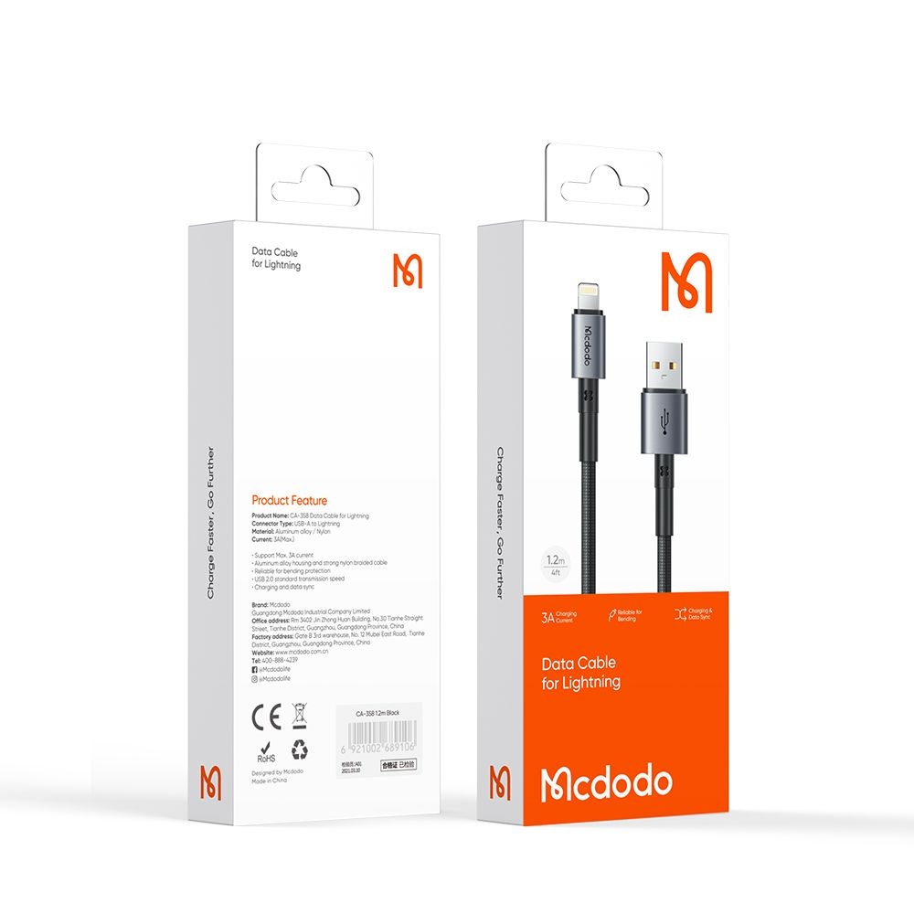 Mcdodo-CA-3580-Lightning–USB-A-adatkabel-3A-1.2-m-–-fekete-6