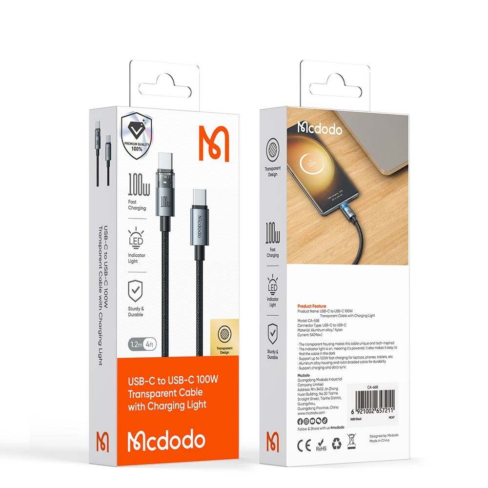 Mcdodo-CA-5581-USB-C–USB-C-100W-atlatszo-adatkabel-toltesjelzo-fennyel-1.2-m-–-arany-6