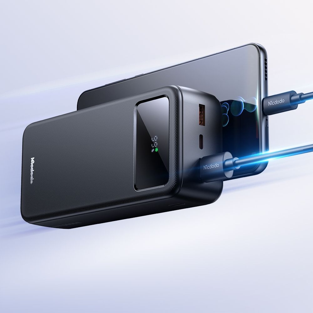 Mcdodo-MC-4240-powerbank-30000-mAh-22.5W-Type-C-2×-USB-A-port-LED-kijelzo-–-fekete-5