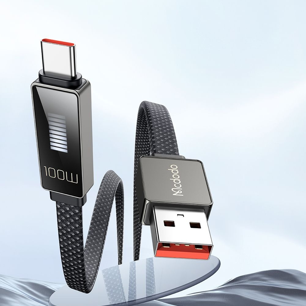 Mcdodo-Rythm-Series-CA-4980-USB-A–USB-C-6A-adatkabel-LED-kijelzovel-gyorstoltessel-1.2-m-–-fekete-2
