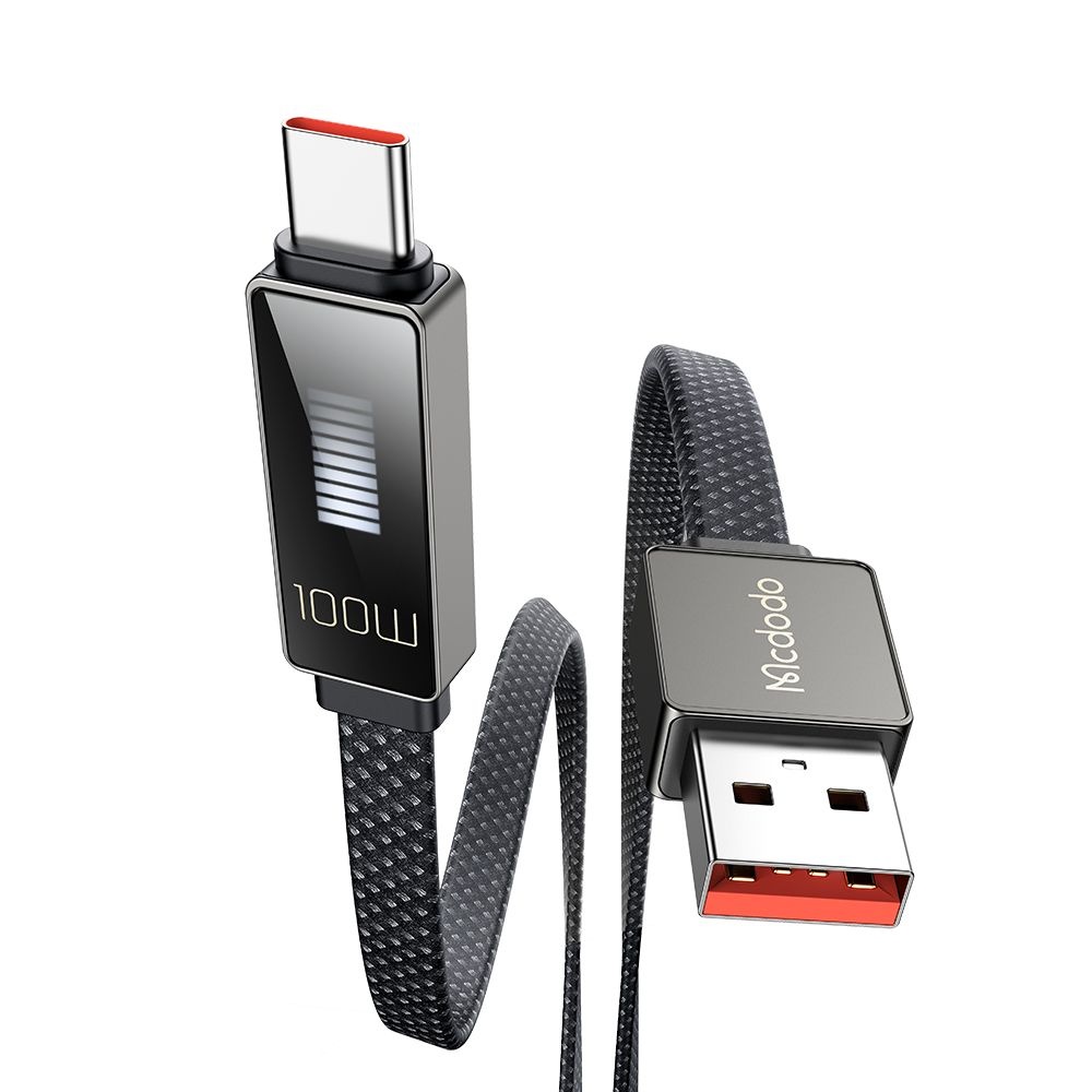 Mcdodo Rythm Series CA-4980 USB-A–USB-C 6A adatkábel LED kijelzővel Mcdodo Rythm Series CA-4980 USB-A–USB-C 6A adatkábel LED kijelzővel