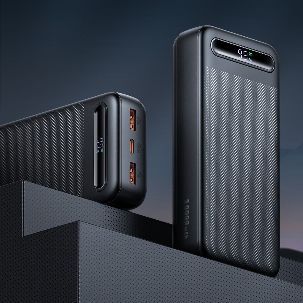Mcdodo-Star-Series-MC-3891-powerbank-20000-mAh-22.5W-USB-C-2×-USB-port-digitalis-kijelzo-–-fekete-4