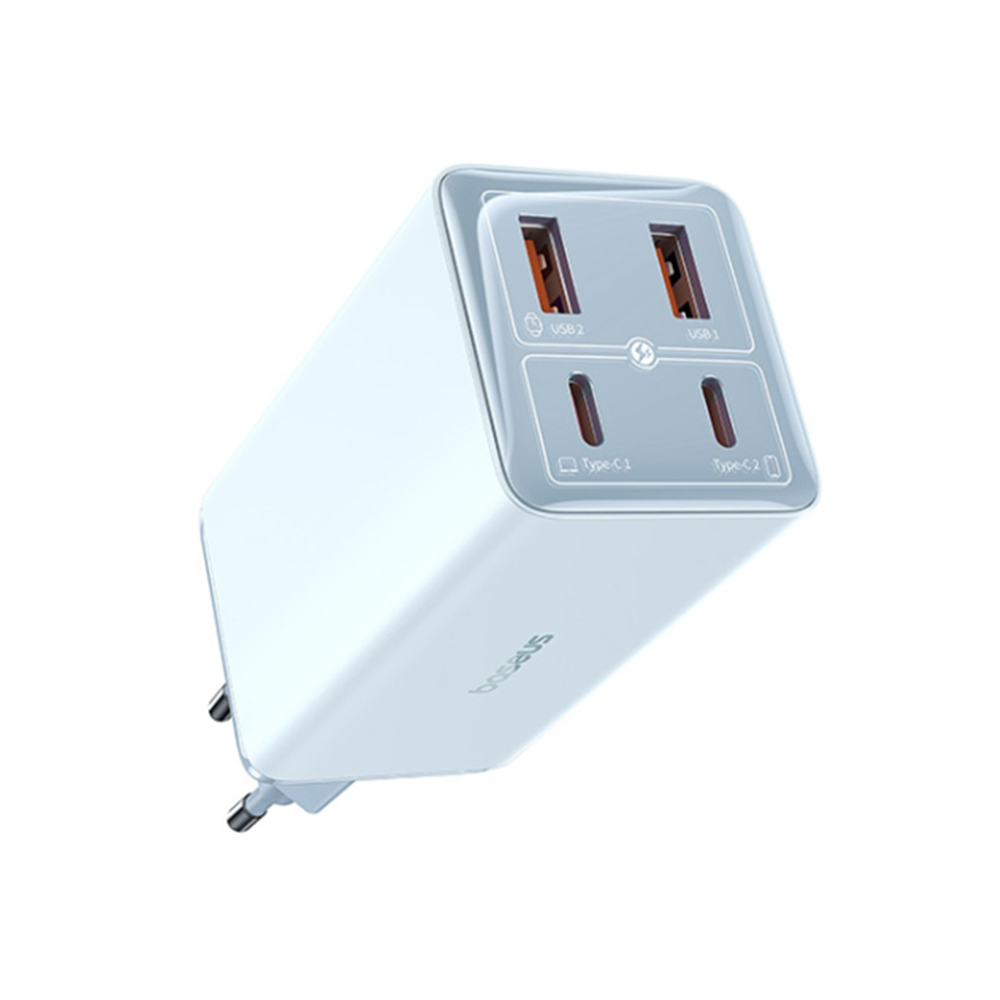Baseus-GaN6-Pro-P10162705312-00-halozati-tolto-100W-2×-USB-2×-Type-C-kabellel-1-m-–-kek-1