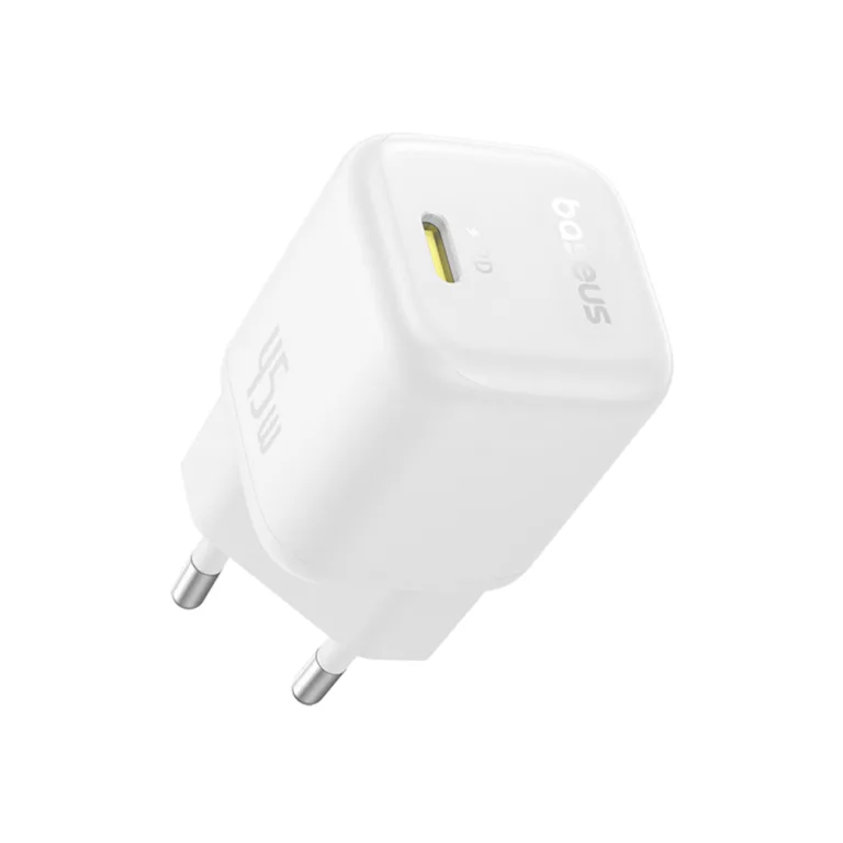 Baseus PicoGo P10176800213-00 GaN hálózati gyorstöltő 45W USB-C – fehér