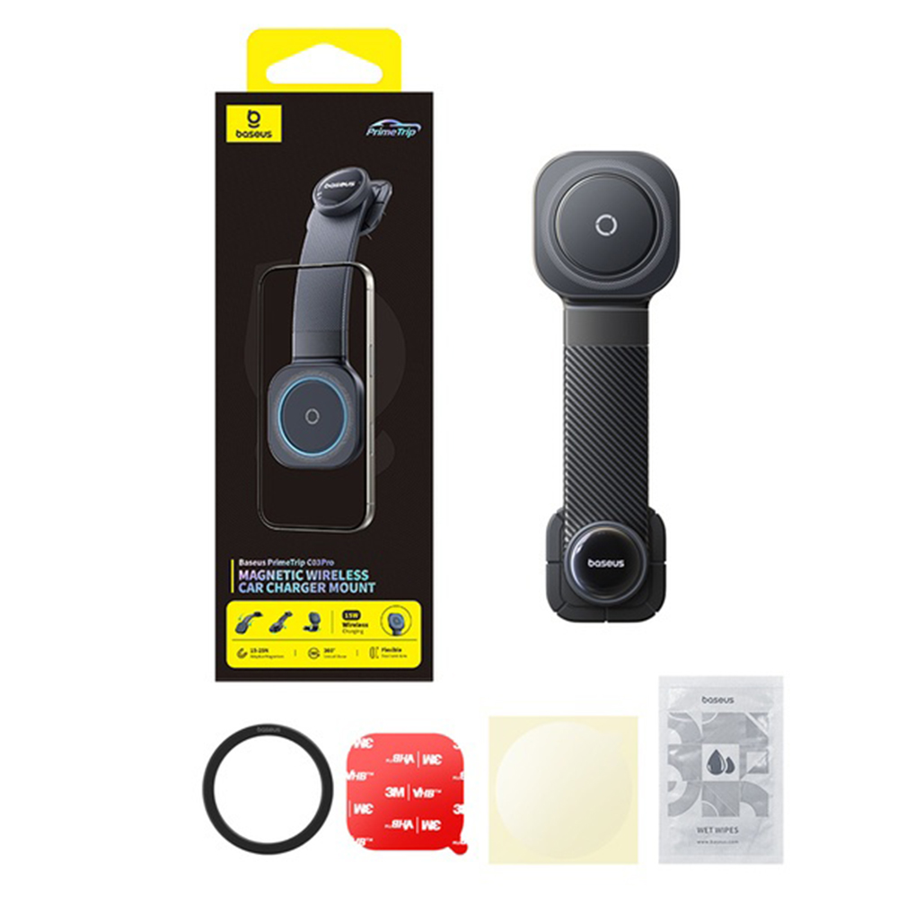 Baseus-PrimeTrip-C03-Pro-autos-magneses-tarto-Type-C-csatlakozassal-–-fekete-6