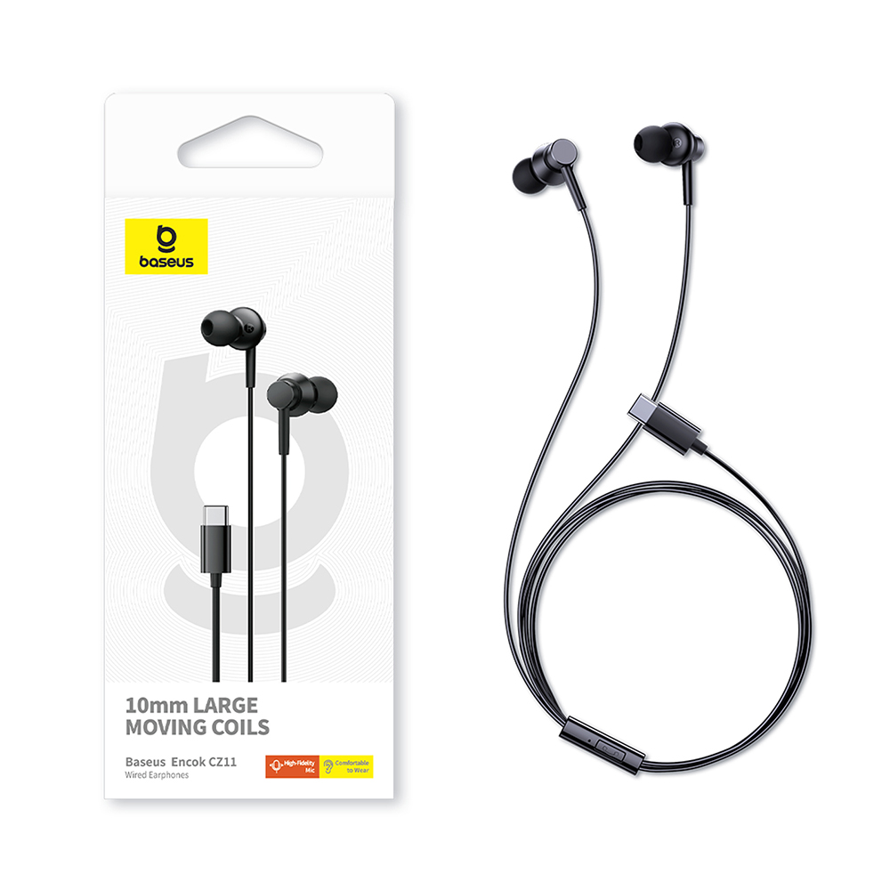 Baseus-Wired-Earphones-Encok-CZ11-A00164300113-Z1-Type-C-In-Ear-Cluster-Black-6