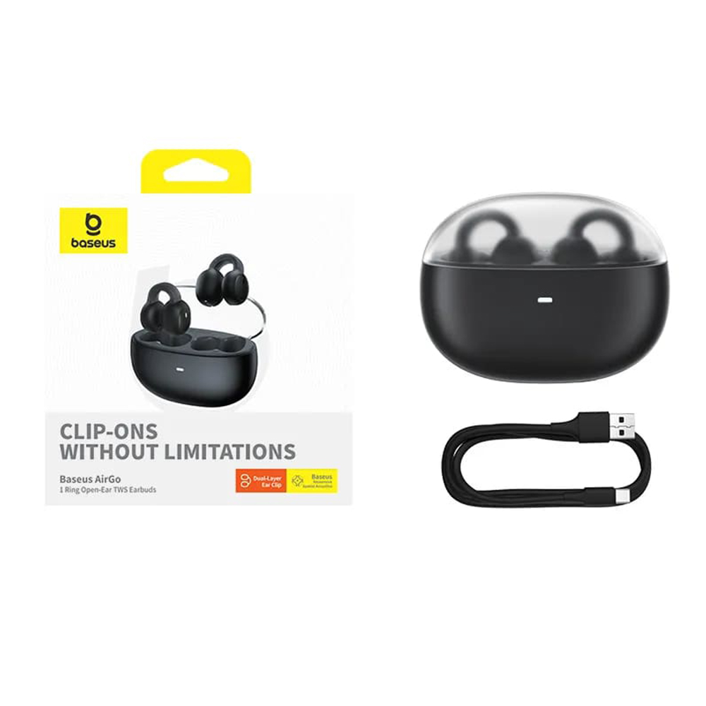 Baseus-Wireless-Earbuds-AirGo-1-Ring-A00069201113-00-Bluetooth-5.3-TWS-Open-Ear-Clip-Design-Cluster-Black-4