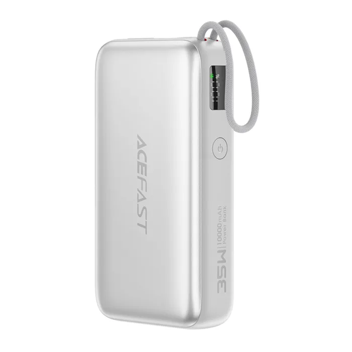 Acefast - Power Bank (M32) - kihúzható kábellel